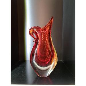 Vase Sommerso De Flavio Poli