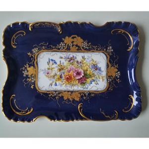 Plateau En Porcelaine A. Golse