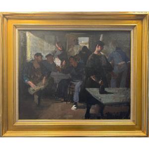 Oil On Canvas By Fontanarosa (1912-1975)