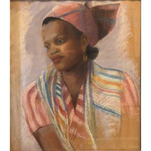 Orientalist Pastel By Jo Quignoux 