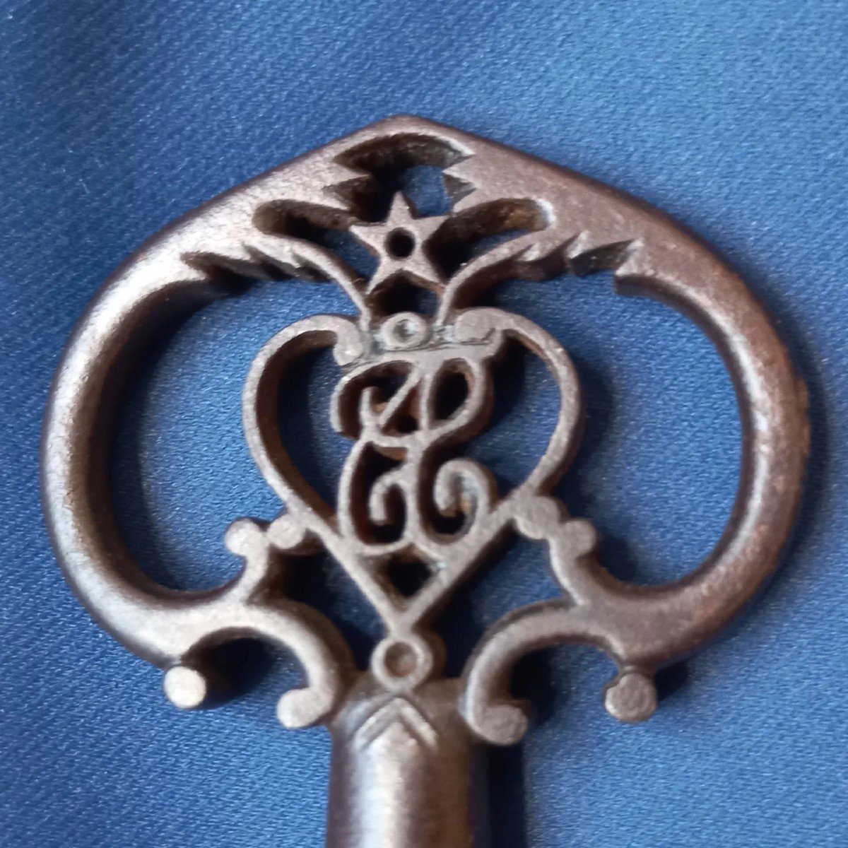 Monogrammed Wrought Iron Key-photo-2