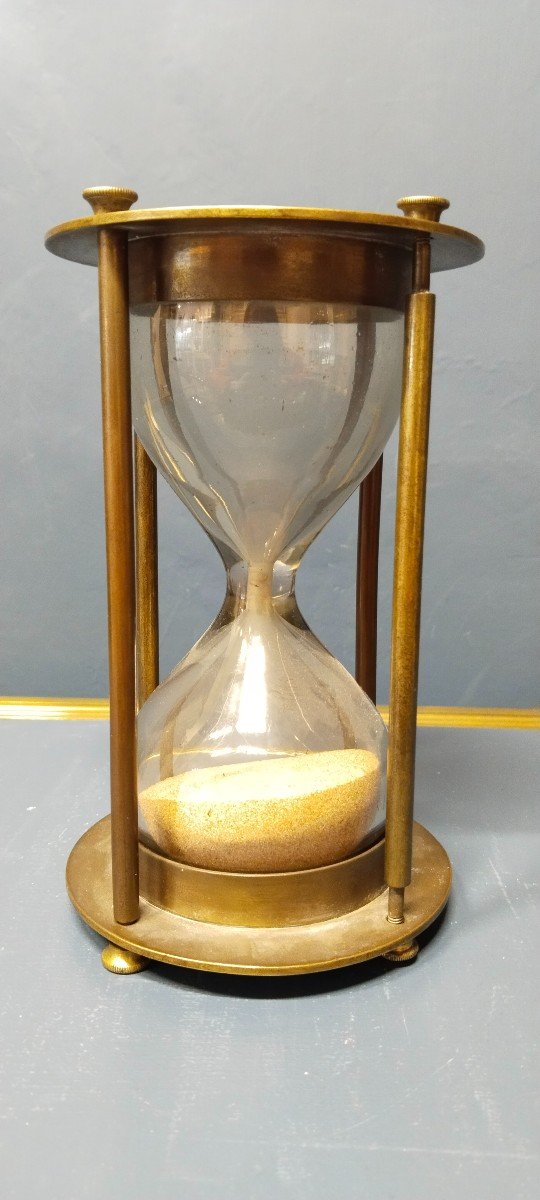 Second Empire Regulatory Marine Hourglass Dated 1853-photo-1