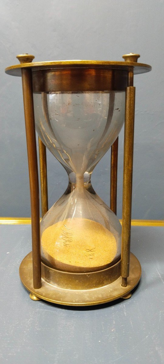 Second Empire Regulatory Marine Hourglass Dated 1853-photo-2