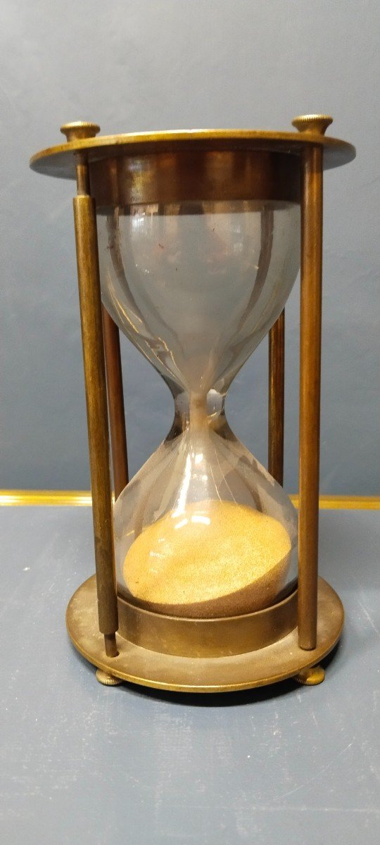 Second Empire Regulatory Marine Hourglass Dated 1853-photo-3