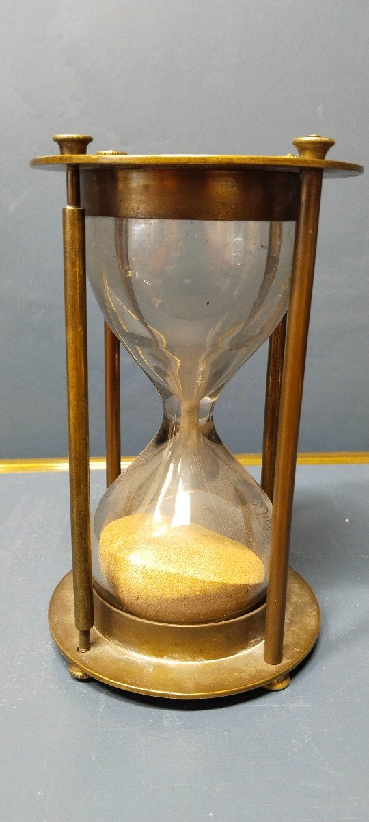 Second Empire Regulatory Marine Hourglass Dated 1853-photo-4