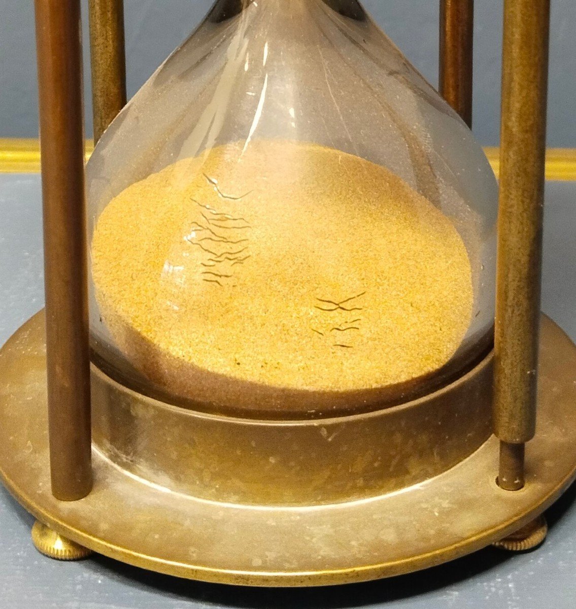 Second Empire Regulatory Marine Hourglass Dated 1853-photo-5