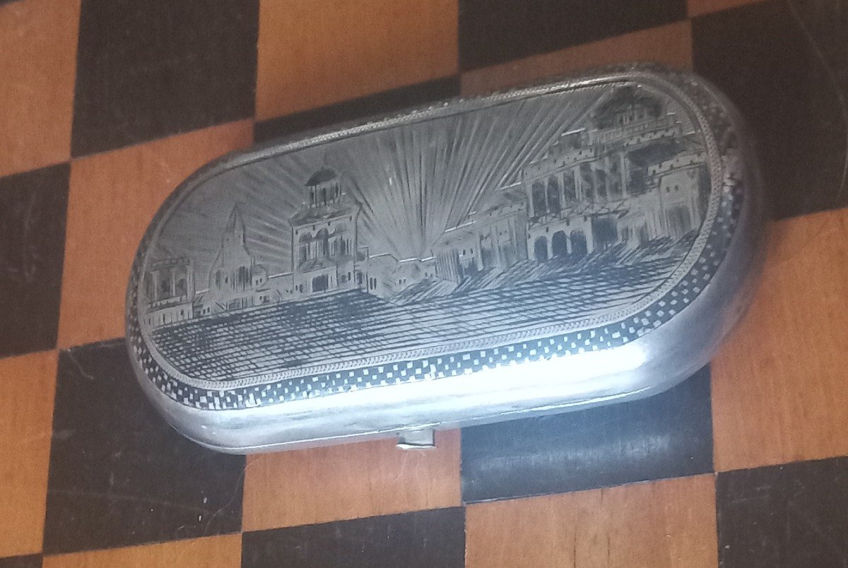 Russian Silver Snuffbox