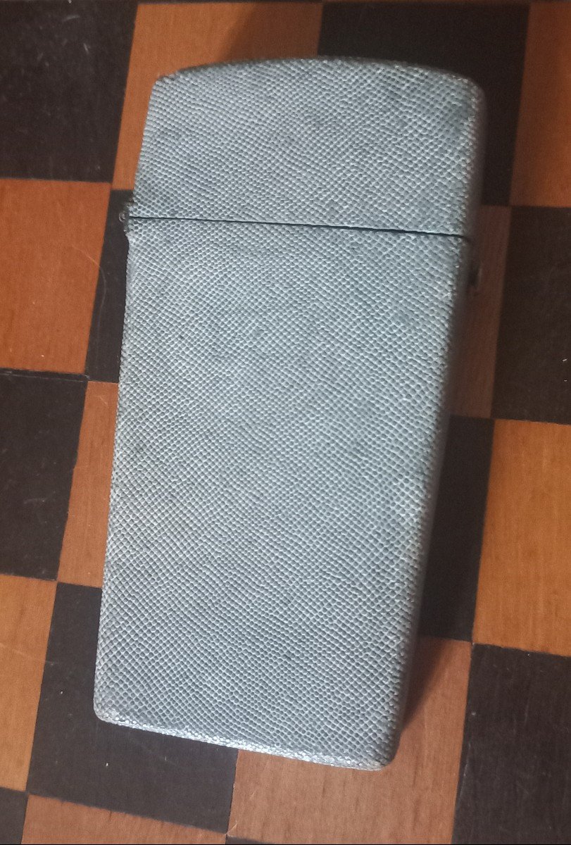 Grey Shagreen  Case