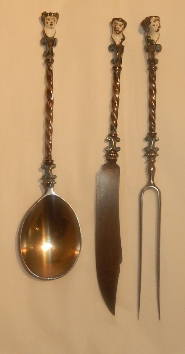 Silver Cutlery  With Renaissance Inspiration -photo-5