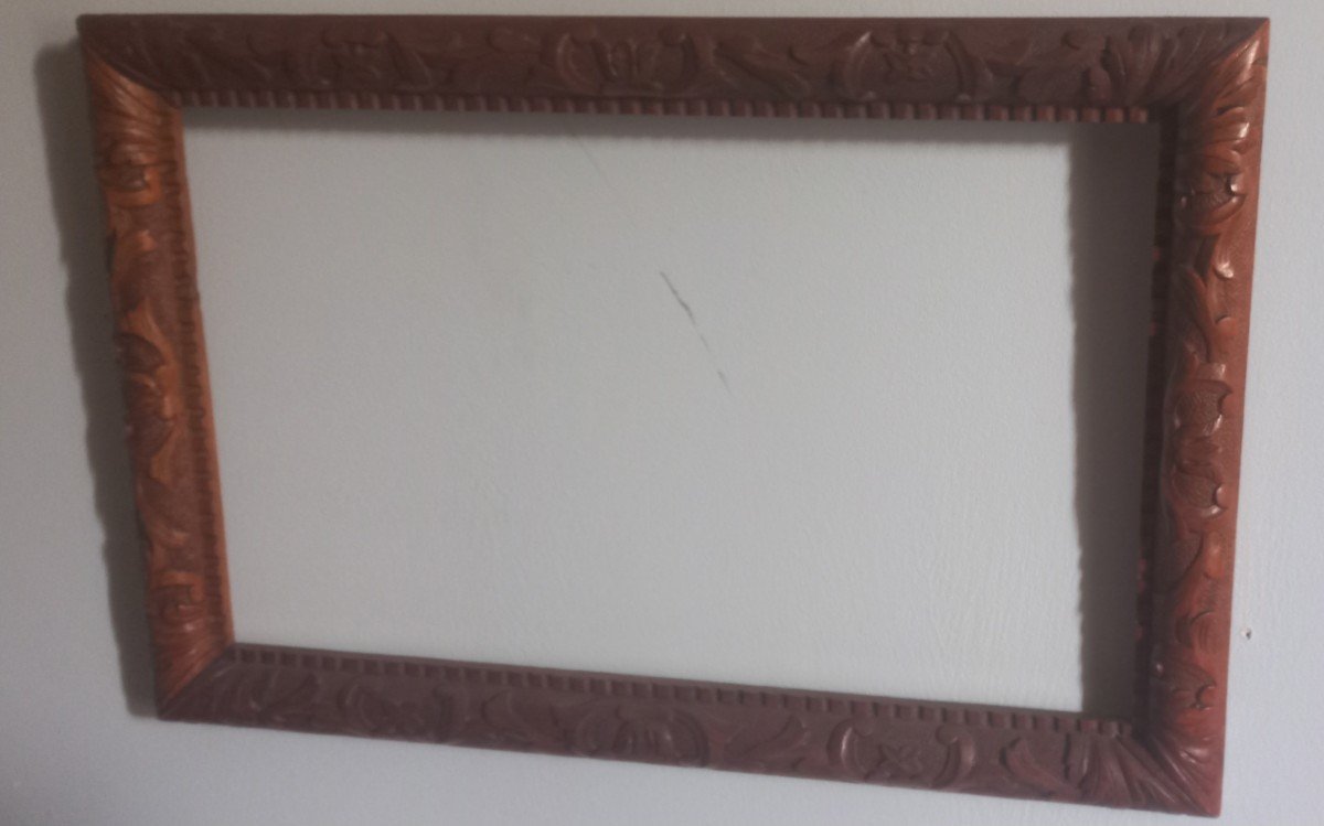 Louis XIV Period Wooden Frame In Saint Lucia Wood 