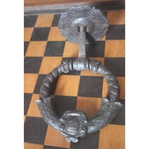 Wrought Iron Door-knocker With Coat Of Arms From Siena,