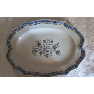 Very Large Rouen Earthenware Dish