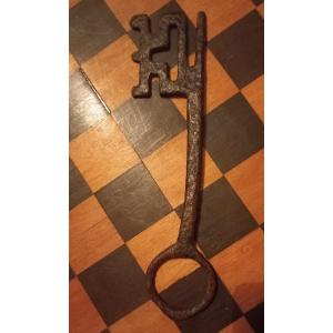 Wrought Iron Key From The 11th Or 12th Century 