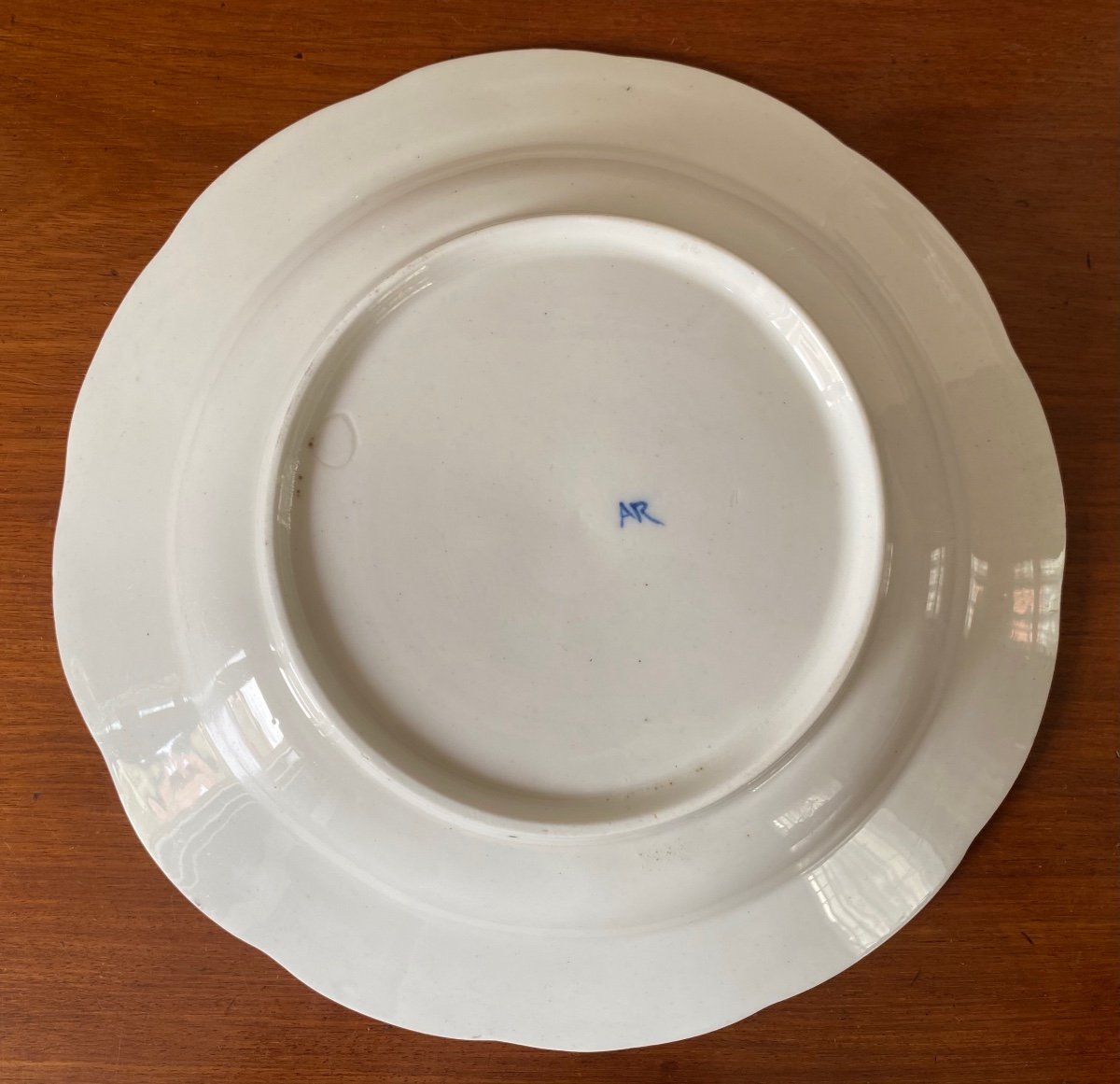 Arras, 12 Plates, Table Service, Soft Porcelain, XVIIIth-photo-4