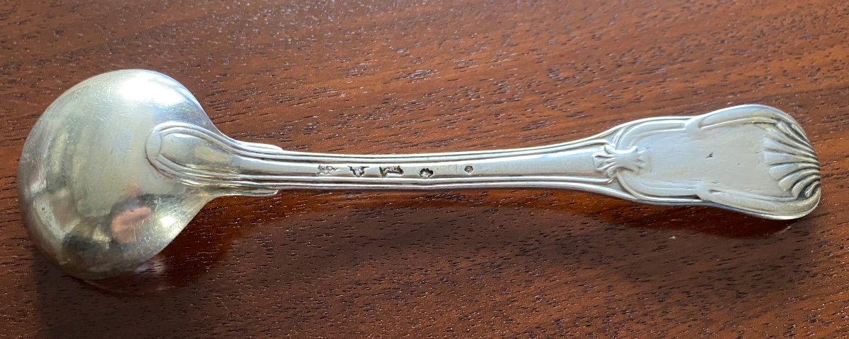 Mustard Spoon, Ladle, Silver, Paris, 1750-photo-3