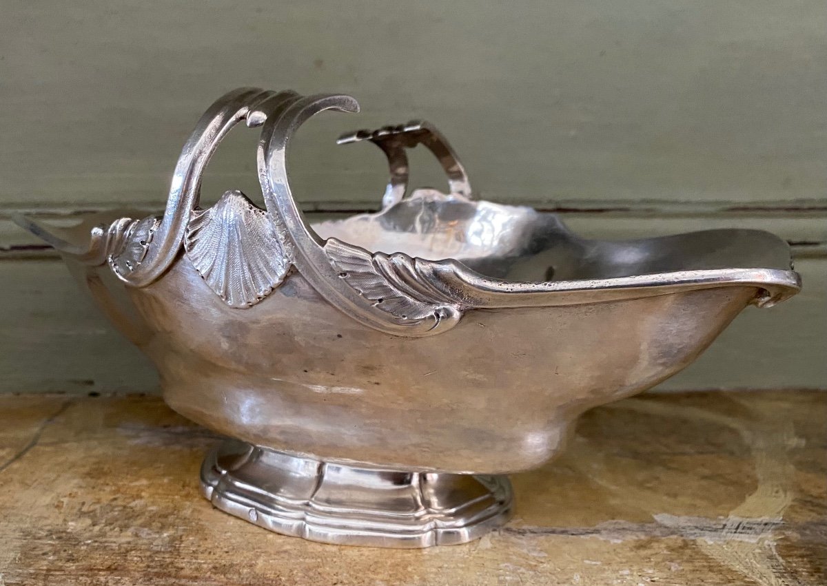 Sauceboat, Silver, Paris, 1768-photo-2