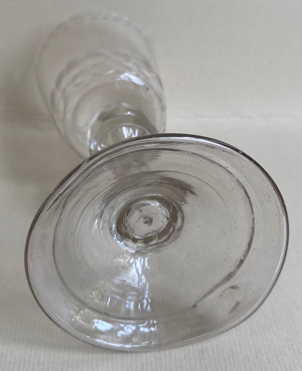 Drinking Glass, Blown Glass, Stemmed Glass, 18th Century-photo-2