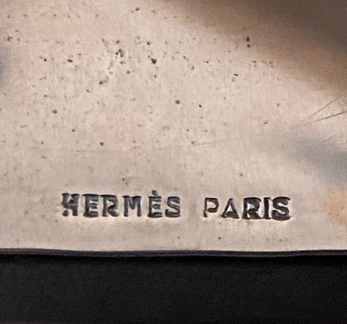 Hermès, Boite d'Allumettes et Protège Boite, Métal Argenté