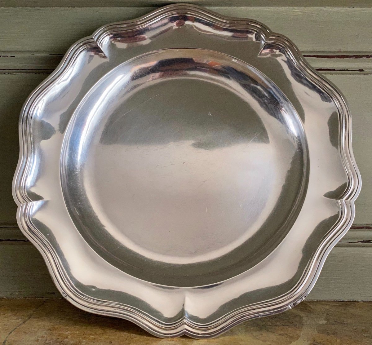 Hollow Dish, Contoured Fillets, Silver, Louis XV, Paris, 1752