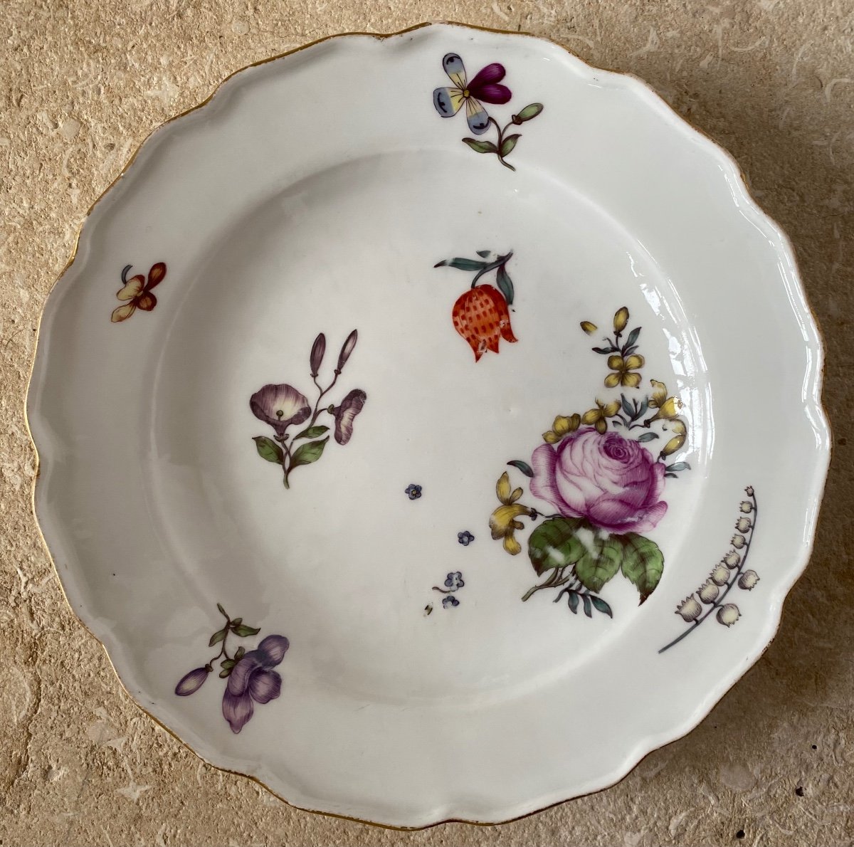 Meissen, Plate, Porcelain, 18th Century