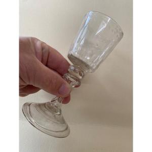 Drinking Glass, Blown Glass, Stemmed Glass, 18th Century