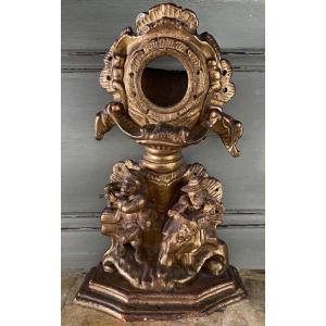 Gilded Wood, Watch Holder, 18th Century