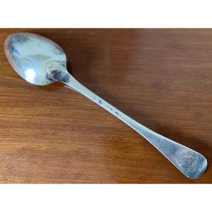 Stew Spoon, Serving, Silver, Single-sided, Paris, 1766