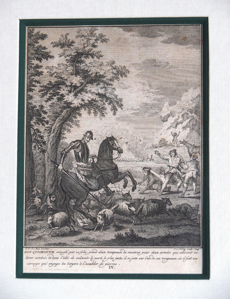 Suite Of 6 Don Quixote Engravings -photo-4