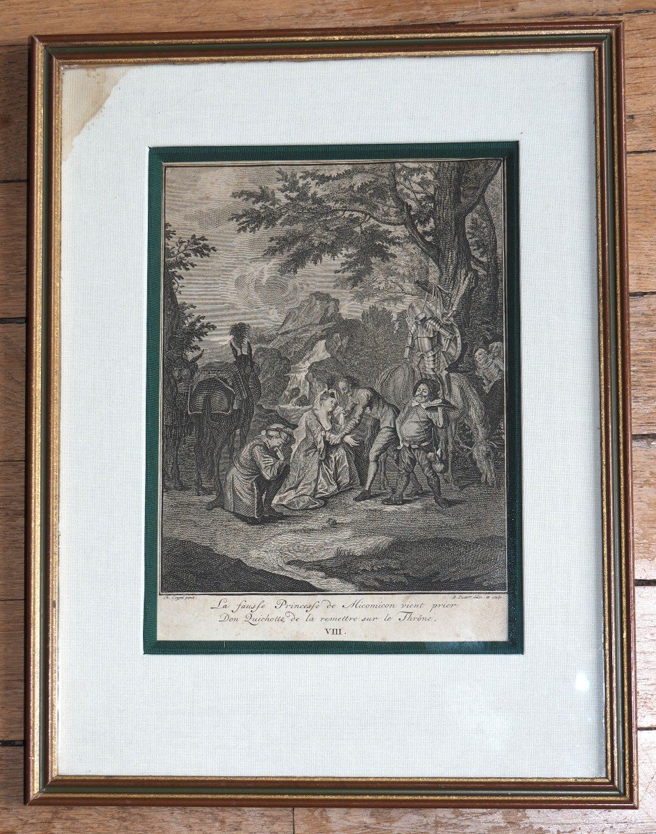 Suite Of 6 Don Quixote Engravings -photo-1