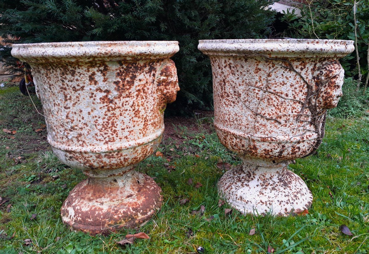 Pair Of Vases With Women's Heads-photo-4