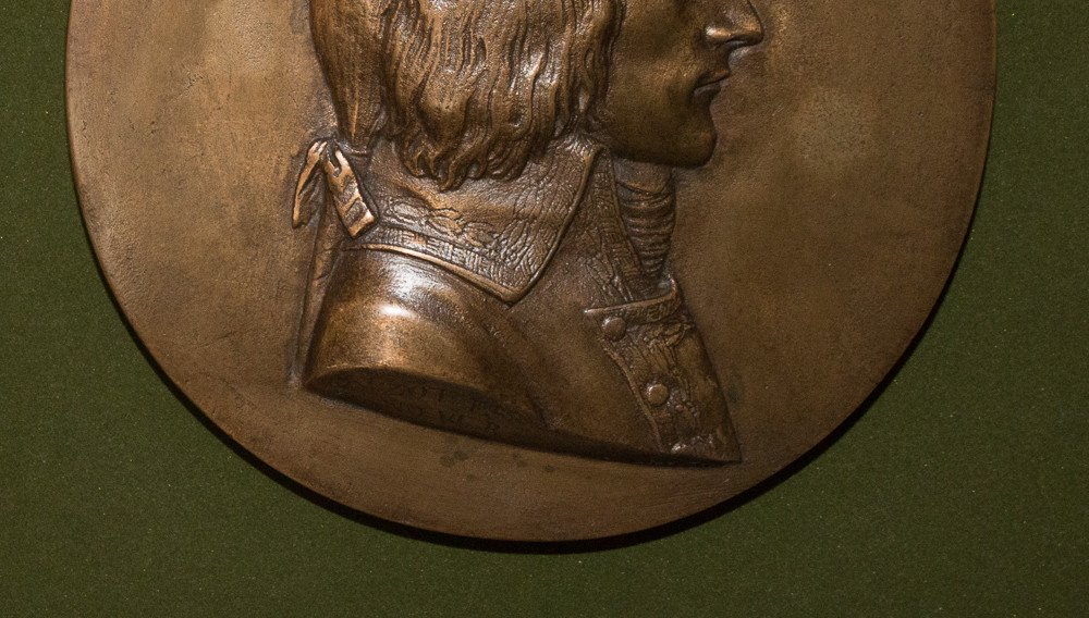 Médaillon En Bronze Du Général Bonaparte Boizot XIXe-photo-5