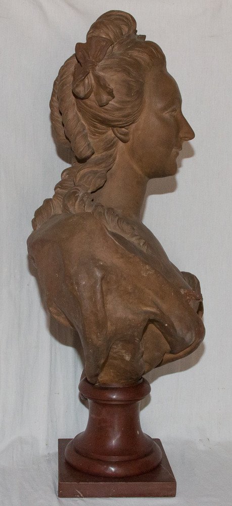 Marie Antoinette Terracotta Bust B Feinberg Late Nineteenth-photo-1