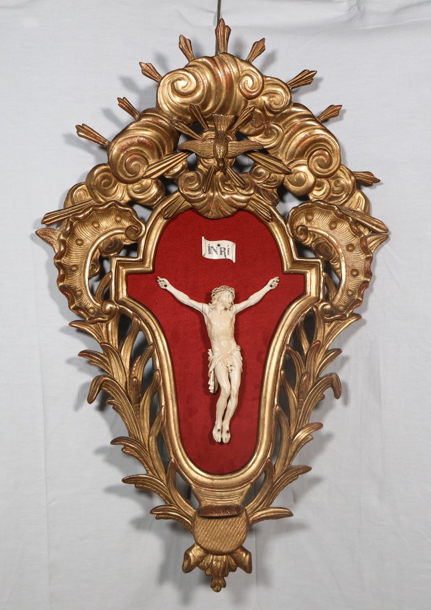 Christ  Provençal En Ivoire époque Louis XV