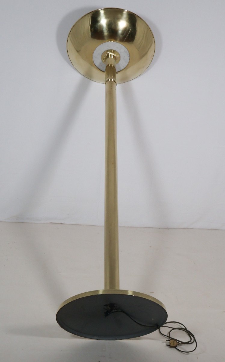 Brass Floor Lamp Art Deco Period -photo-3