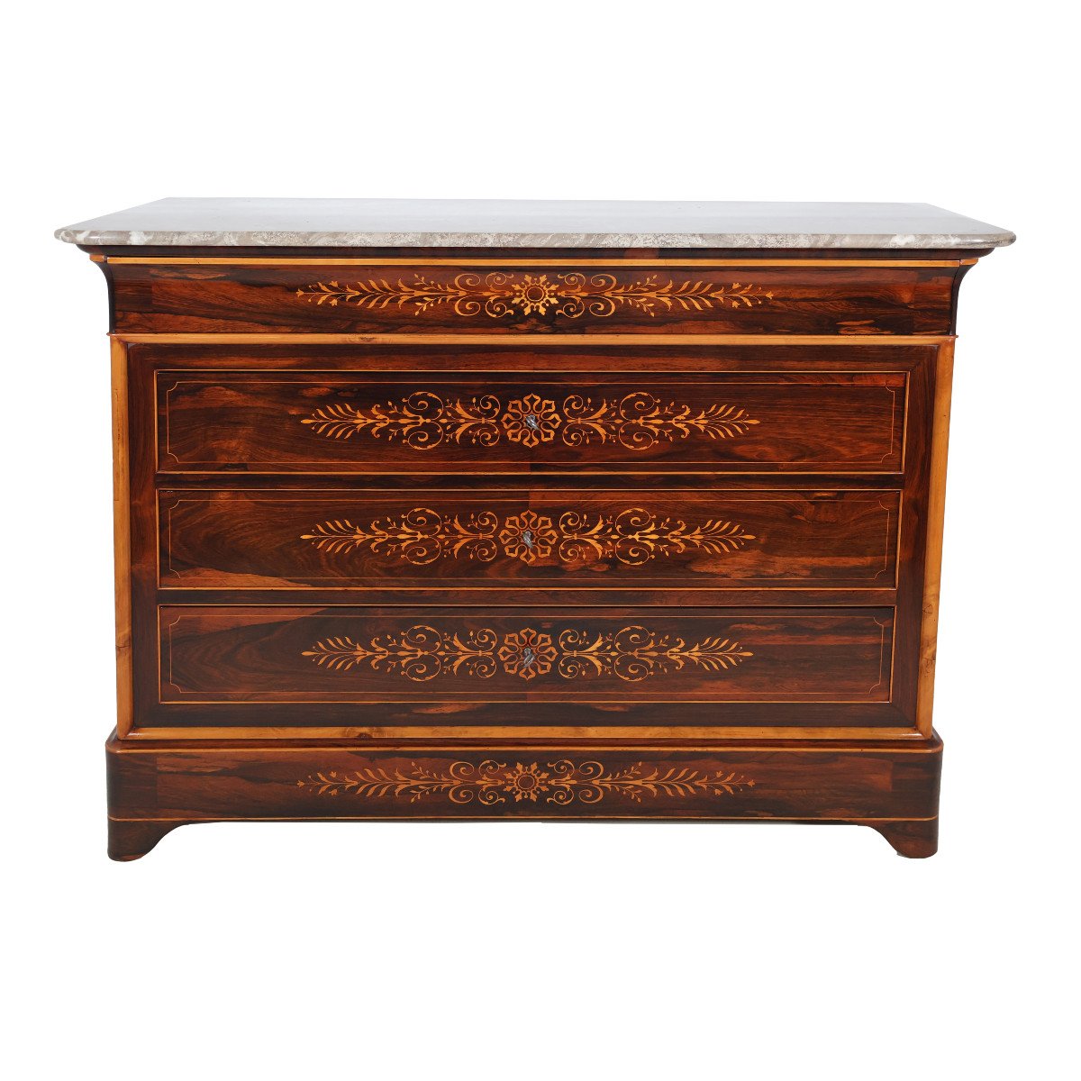 Commode En Palissandre Et Citronnier époque Charles X