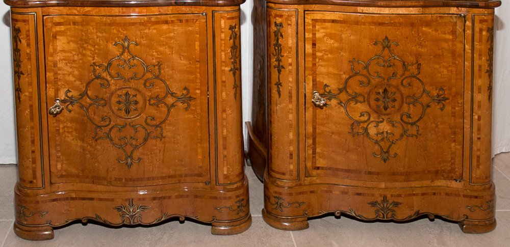 Pair Of Sicilian Sideboards, Mid-19th Century-photo-6