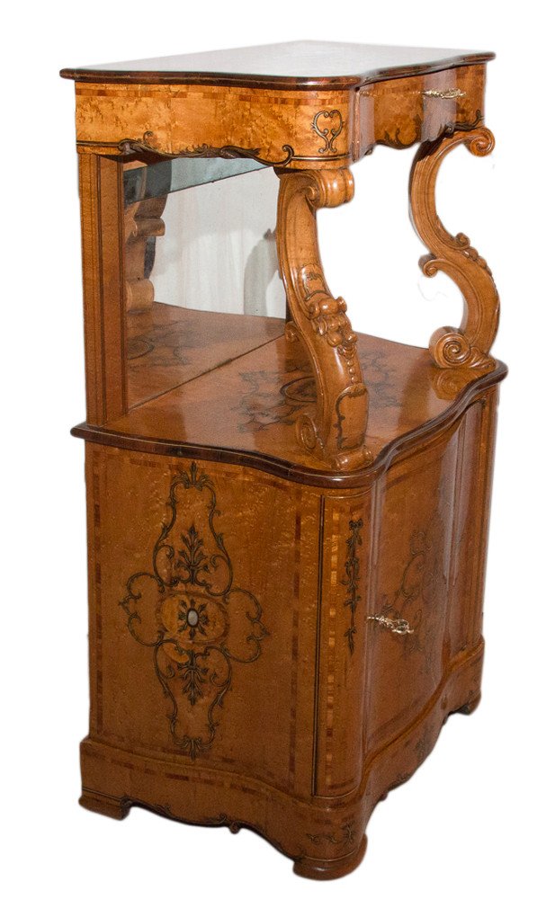 Pair Of Sicilian Sideboards, Mid-19th Century-photo-8