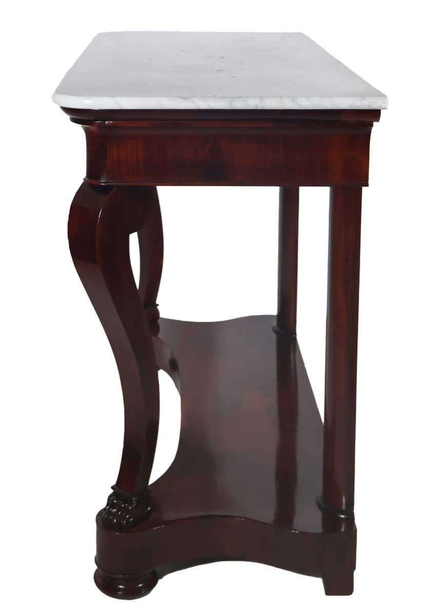 Mahogany Console Restoration Period Circa 1820-photo-1