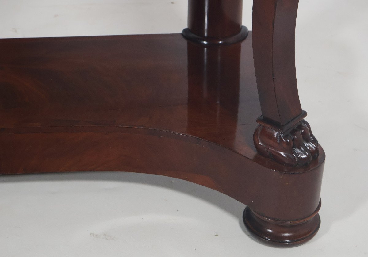 Mahogany Console Restoration Period Circa 1820-photo-5