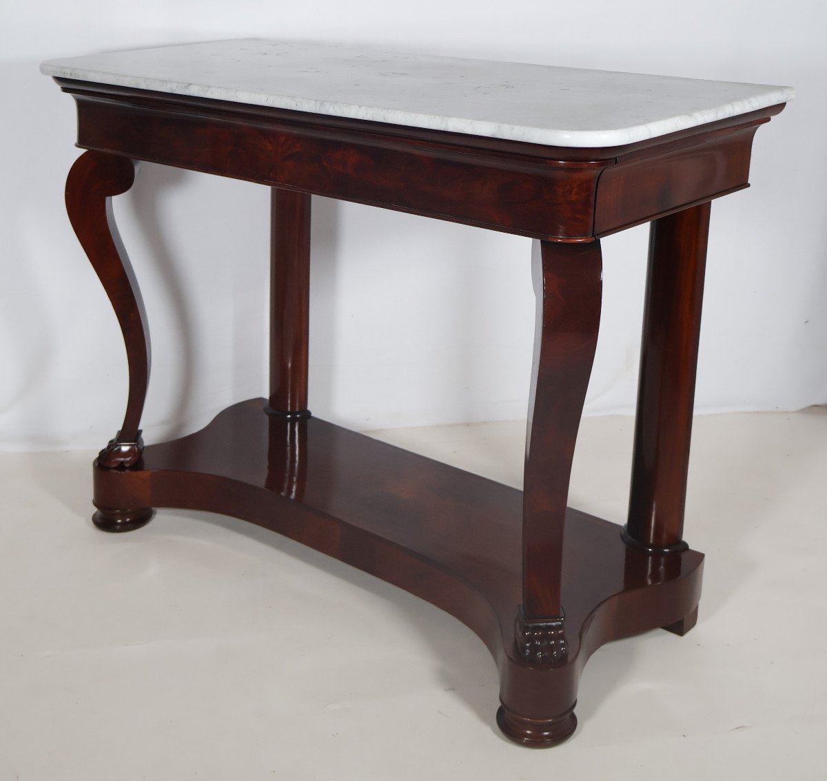 Mahogany Console Restoration Period Circa 1820-photo-8