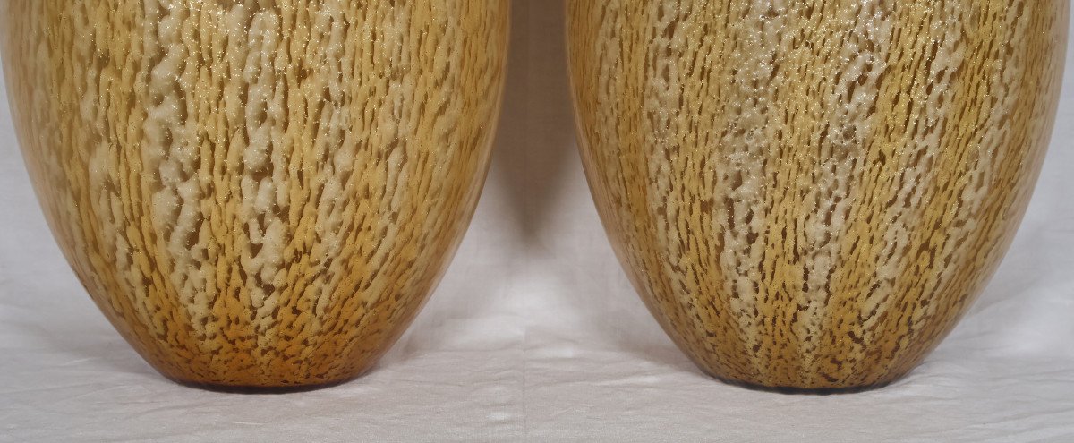 Pair Of Lancel Vases From The 80s-photo-3