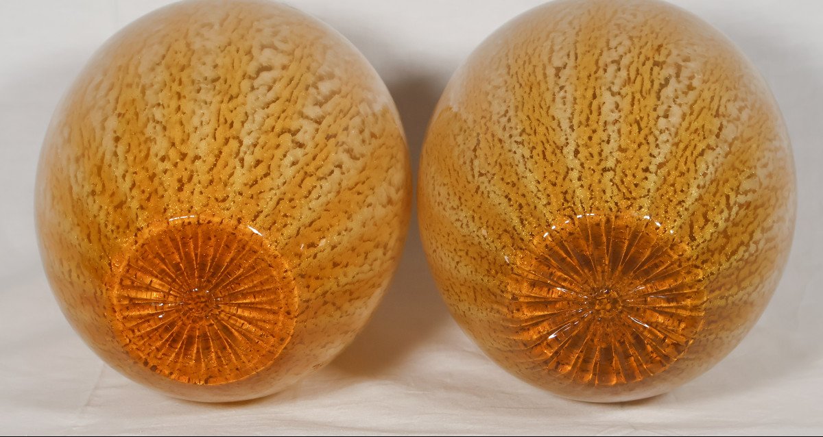 Pair Of Lancel Vases From The 80s-photo-5