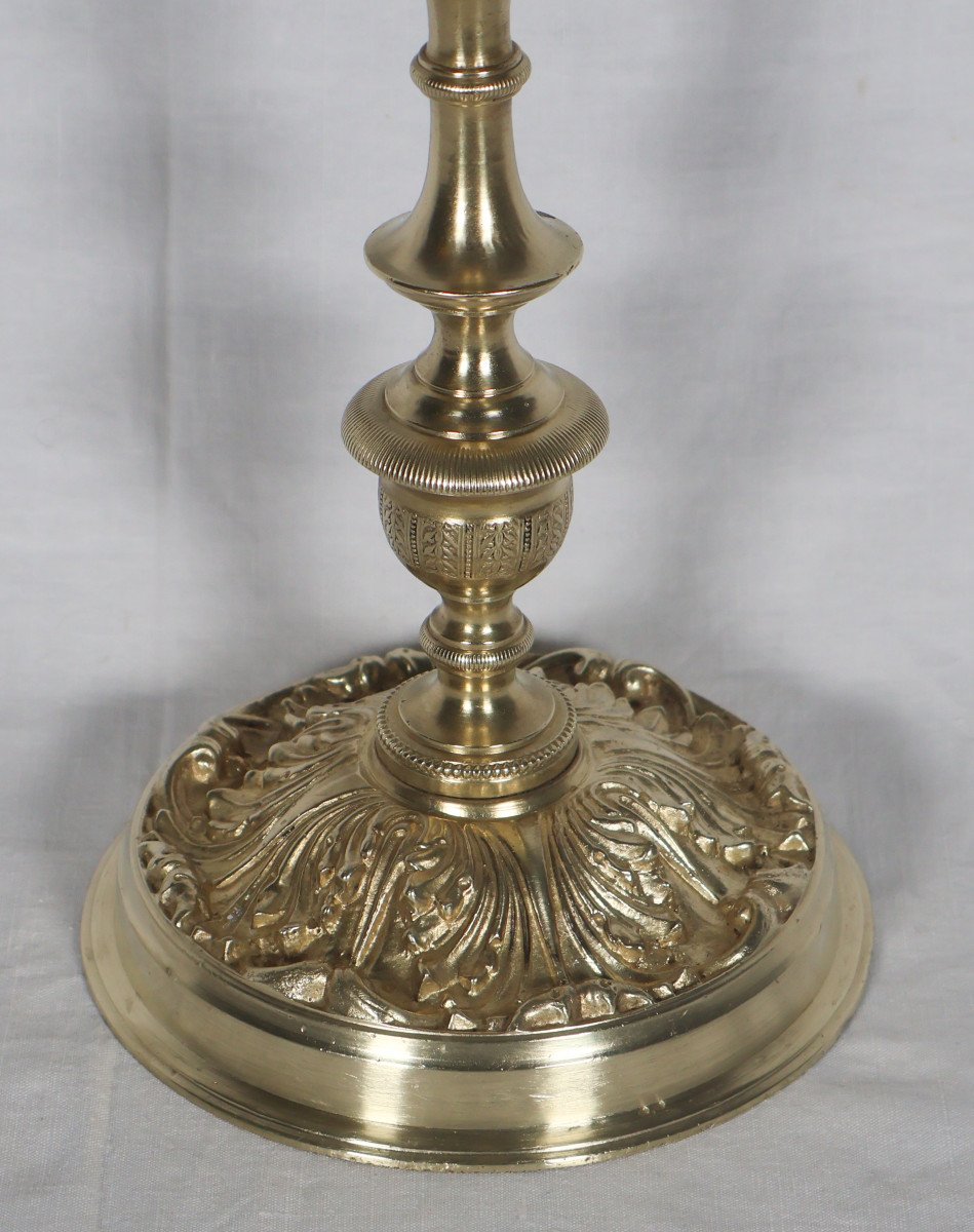  Lampe De Bureau En Bronze Muller Frères Circa 1900-photo-3