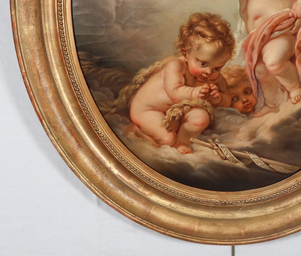 L’enfant Jésus Suiveur De François Boucher époque 19ème -photo-1