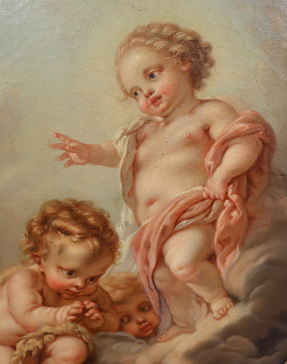 L’enfant Jésus Suiveur De François Boucher époque 19ème -photo-4