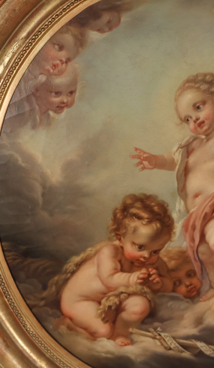 L’enfant Jésus Suiveur De François Boucher époque 19ème -photo-7