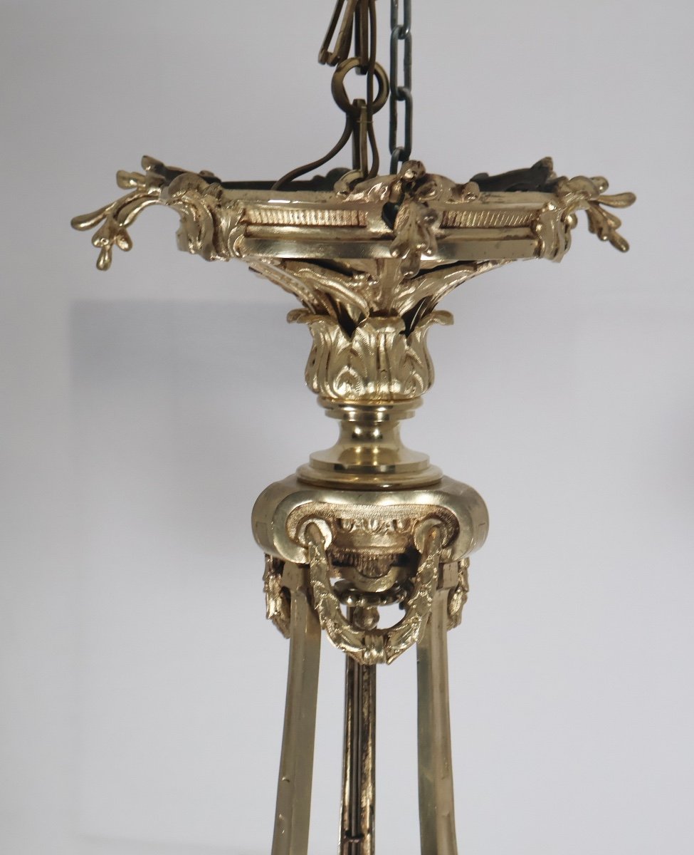 Gilt Bronze Chandelier A Delafontaine Napoleon III Period -photo-3