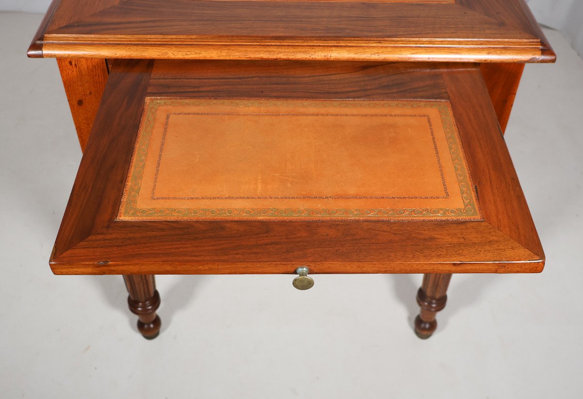 Louis Philippe Period Flat Desk With Pull-out Drawers-photo-6