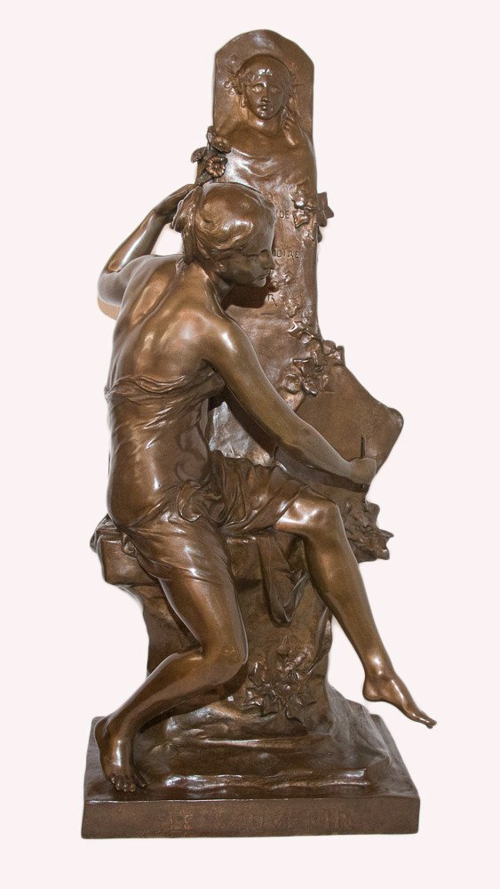 The Bronze Souvenir Emile Louis Picault End Of 19th Century 