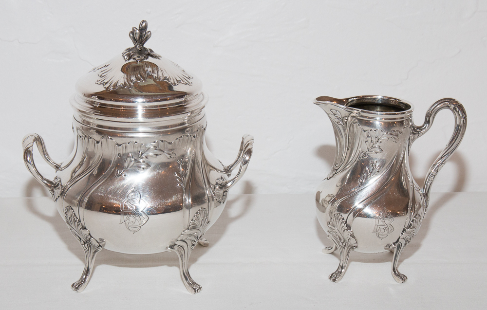 Tea And Coffee Service In Silver Jean Emile Puiforcat Early Twentieth Century-photo-2